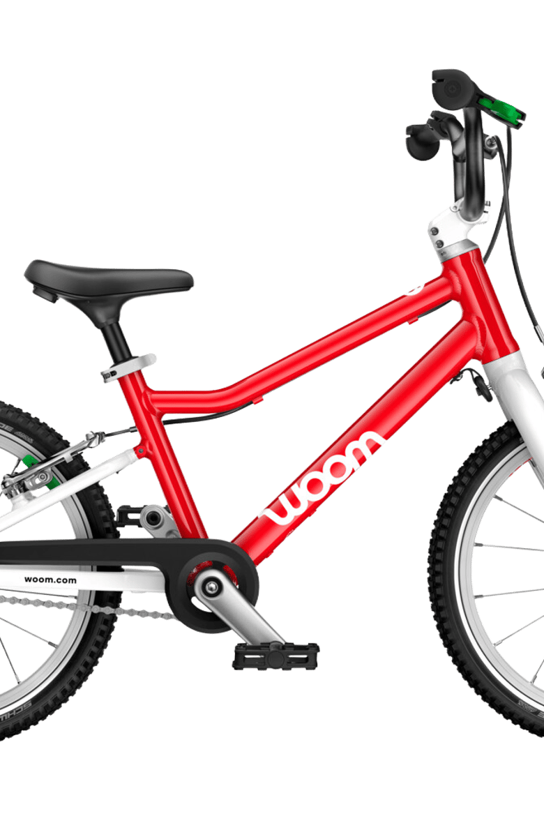 Profile view of the woom GO 3 bike for children aged 4 years and up