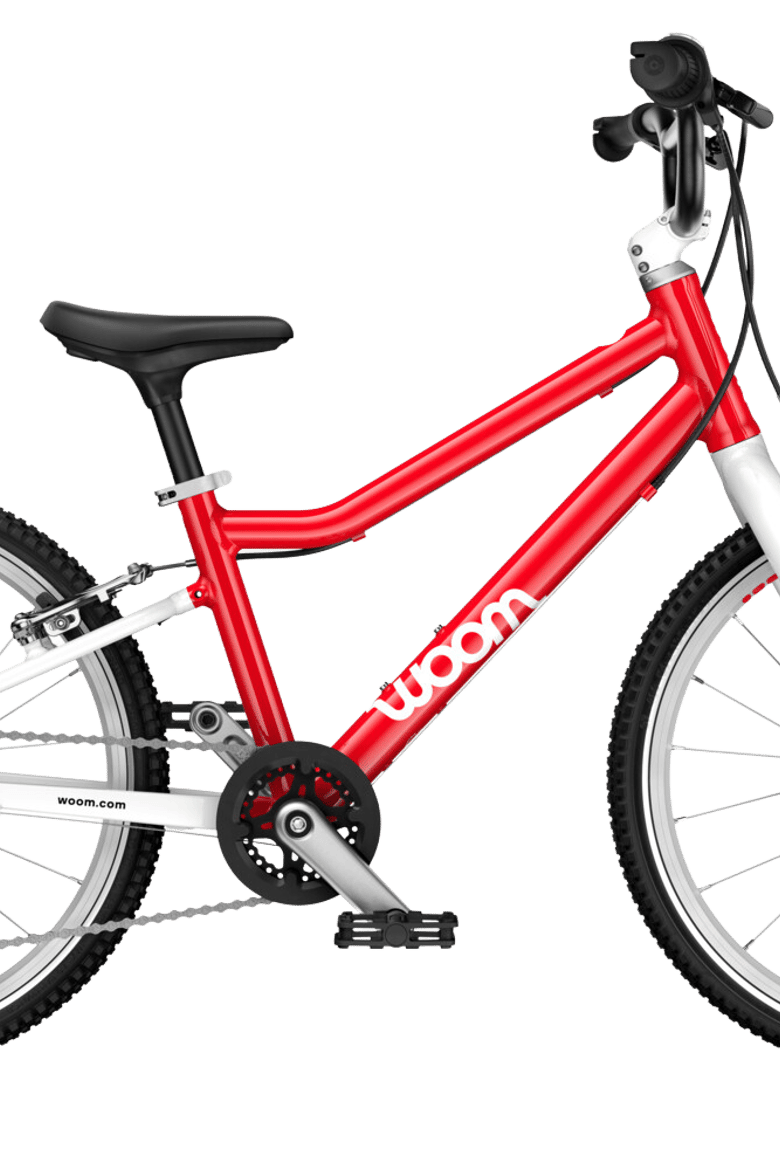 Profile view of the woom GO 4 bike for children aged 6 years and up