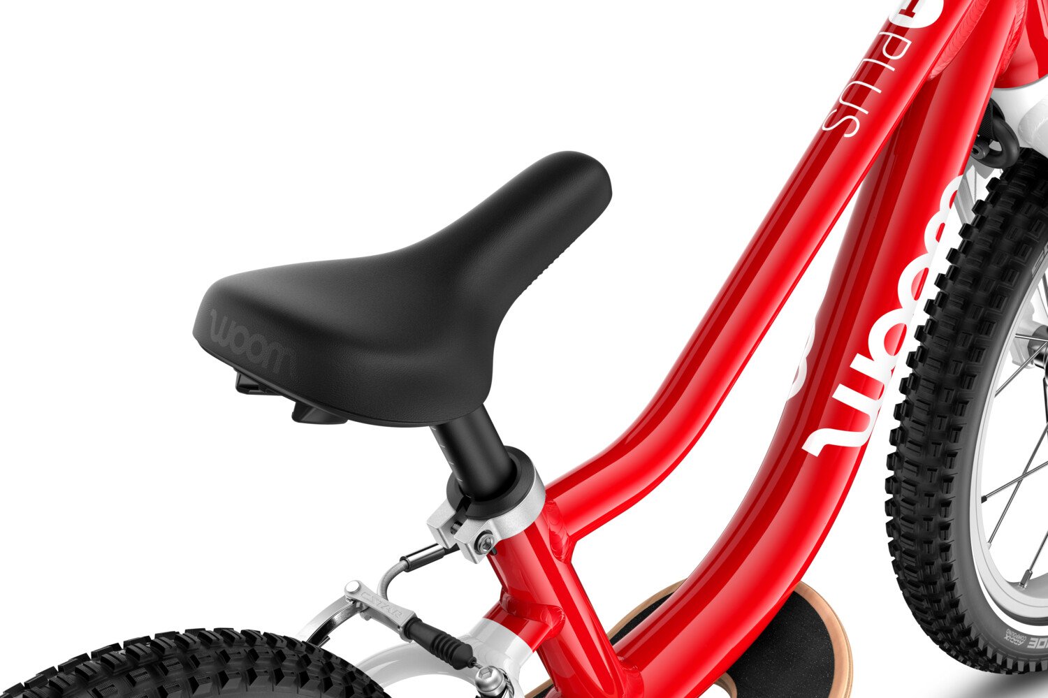 Ergonomischer Sattel des woom GO 1 PLUS