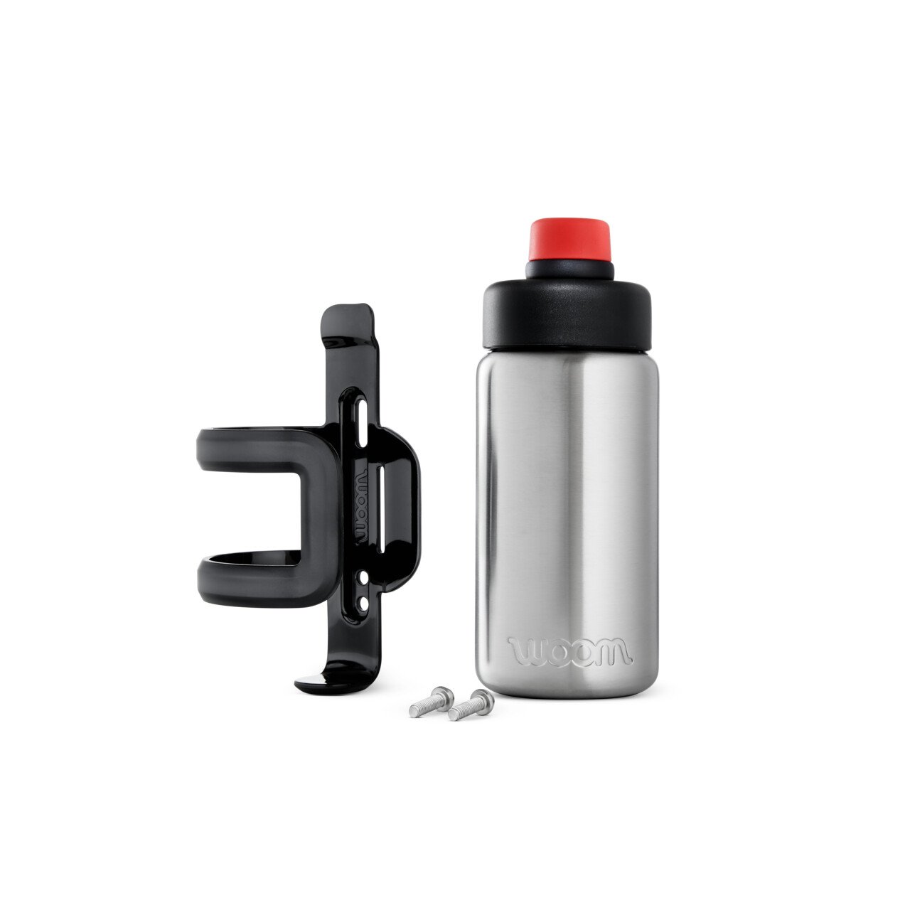 Stainless steel water bottle for store bike cage