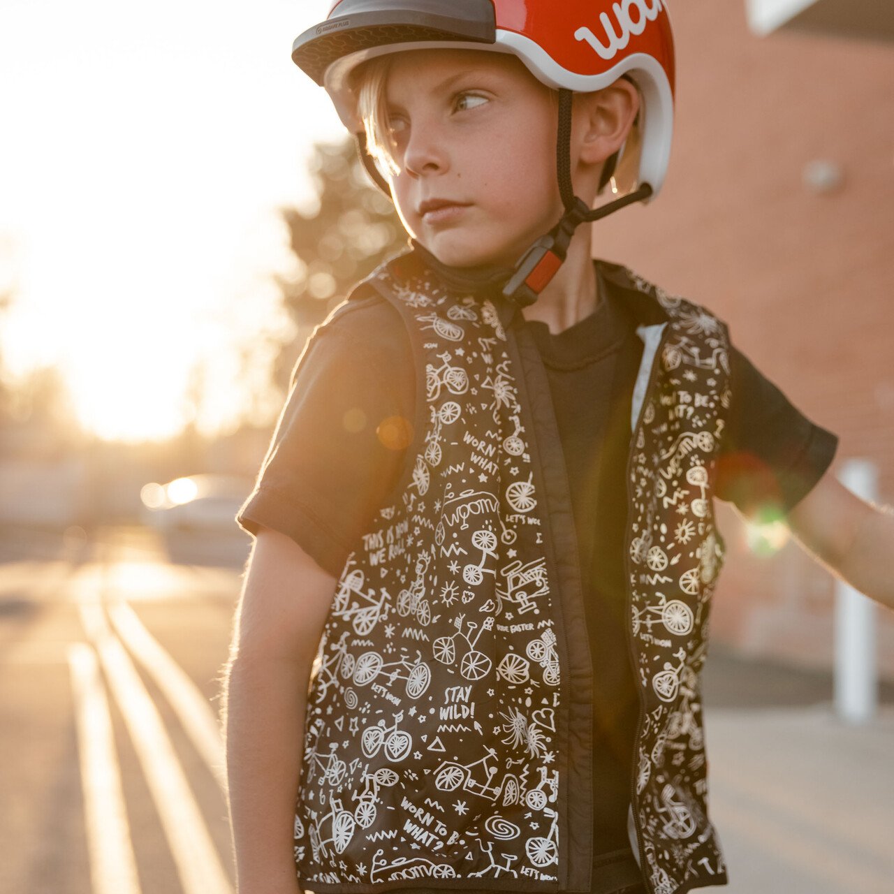 Kids discount bike vest