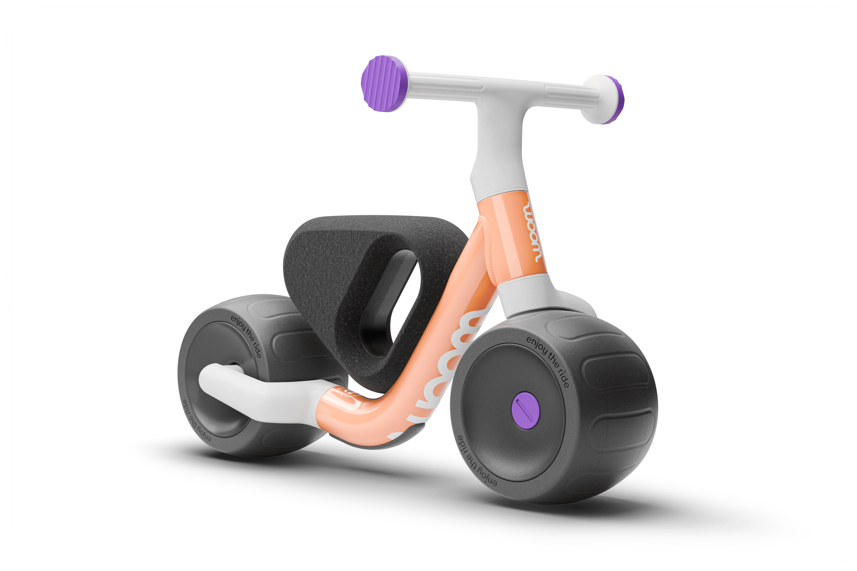 Seitenansicht des woom WOW Laufrads