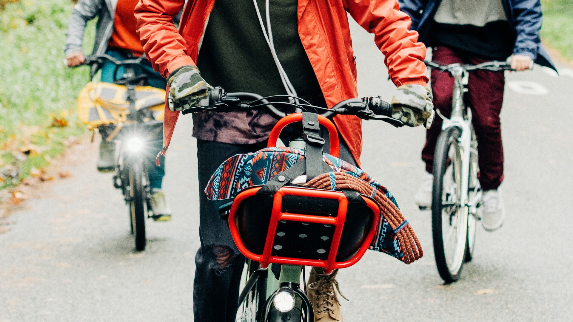 Cesto Bici Posteriore per Studente Porta Zaino Scuola