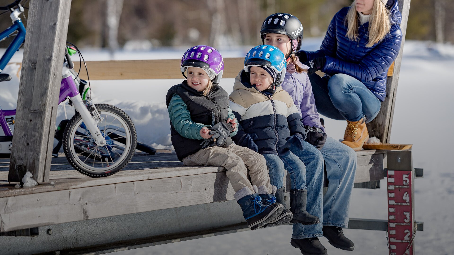 Gants de Vélo Enfant Hiver WOOM Warm Tens