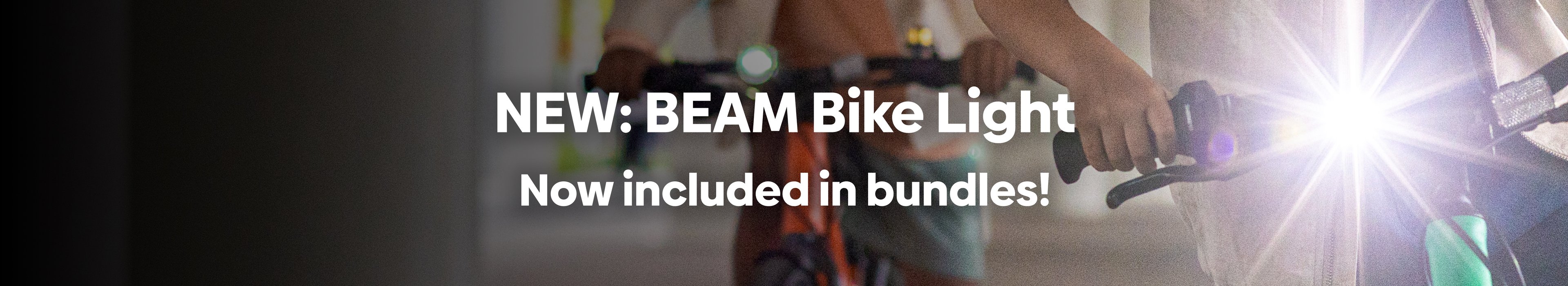 NEW BEAM Bike Light included in Bundles!