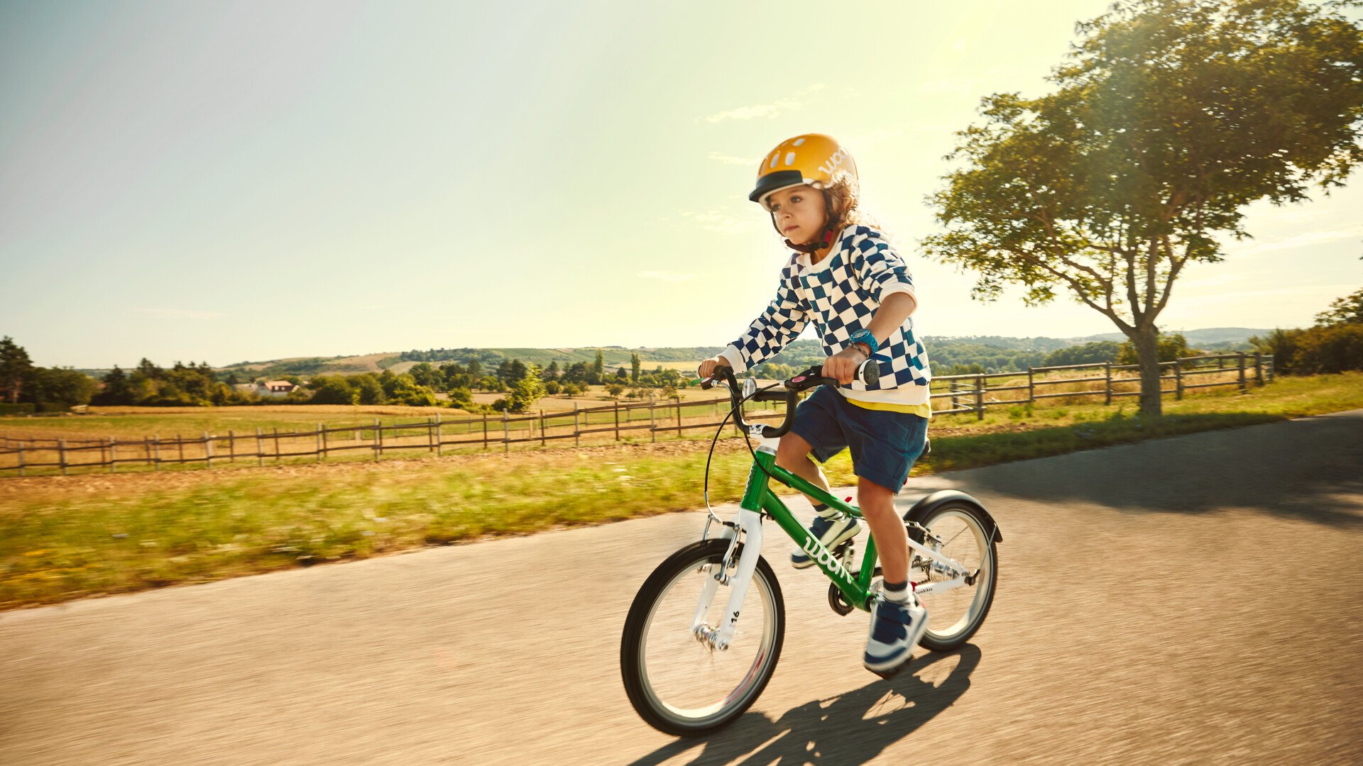 Vélo enfant 4 - 6 ans à vitesses Woom 3 Automagic