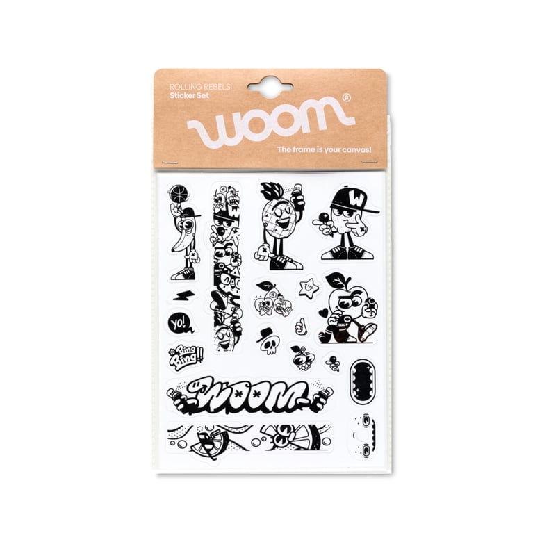 woom Sticker Rolling Rebels Style