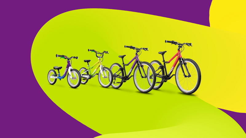 Sonderedition mit Farbverlauf: woom bikes im neuen, frischen Look